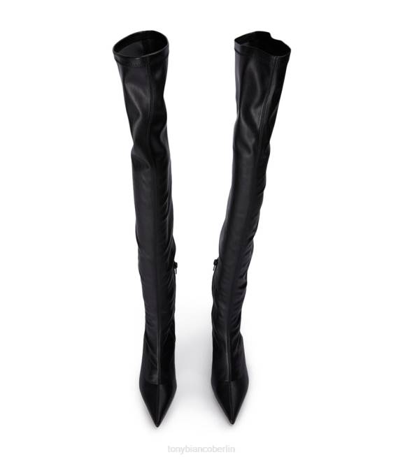 Stiefel mit Absatz| de Tony Bianco Frauen Doja lange Stiefel schwarze Venezia 4624570